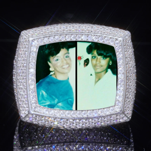 3D CUSTOM PICTURE ICED RING