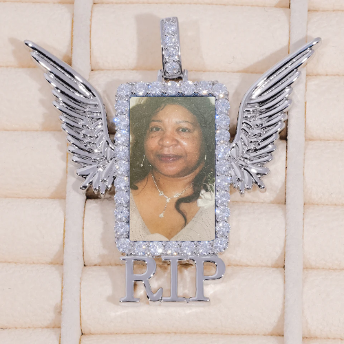 RIP WING 3D CUSTOM PICTURE PENDANT