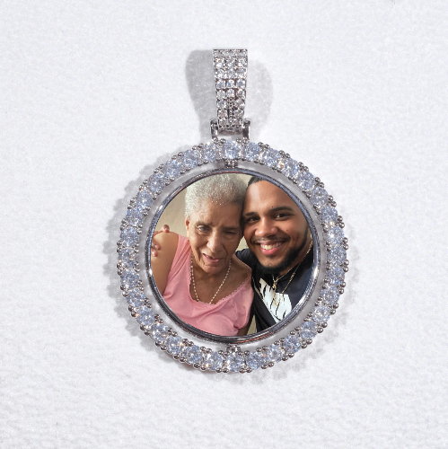 3D Spinning 2-Faced Custom Picture Pendant