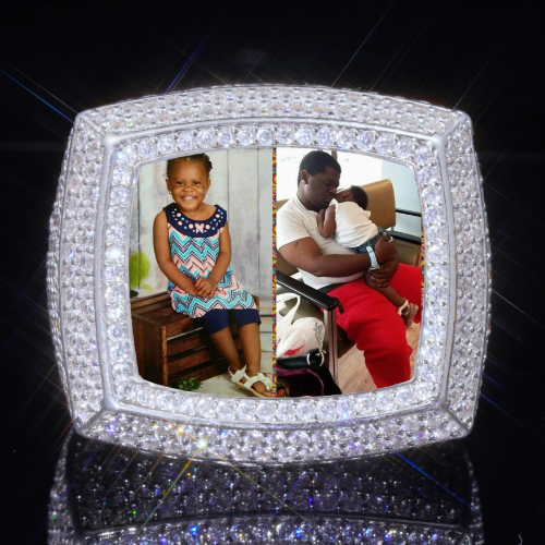 3D CUSTOM PICTURE ICED RING