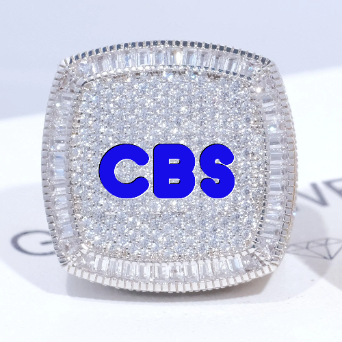 CUSTOM LETTER 3D ICED RING