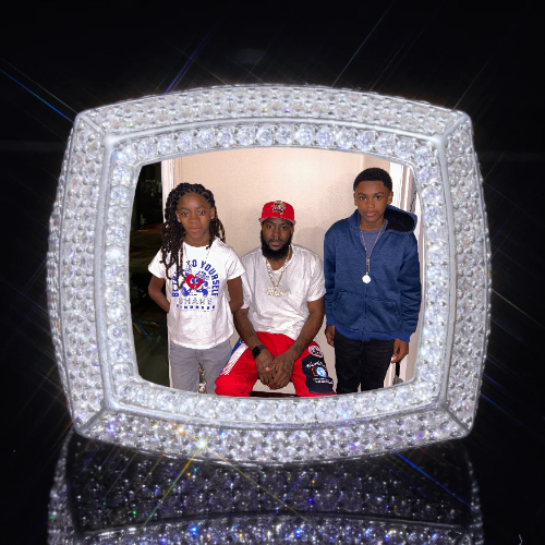 3D CUSTOM PICTURE ICED RING