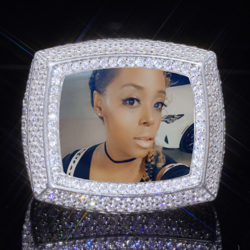 3D CUSTOM PICTURE ICED RING
