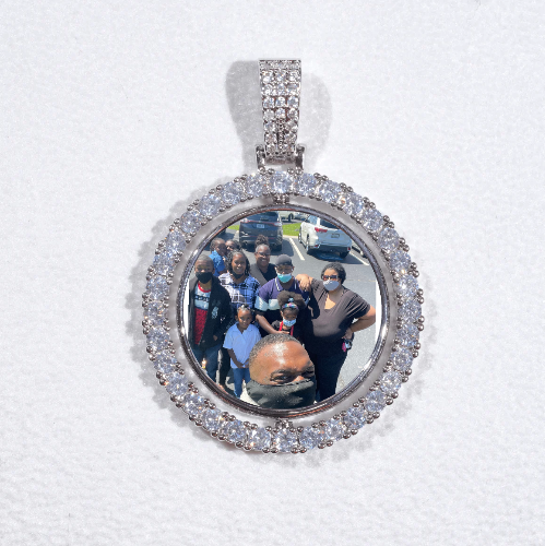 3D Spinning 2-Faced Custom Picture Pendant