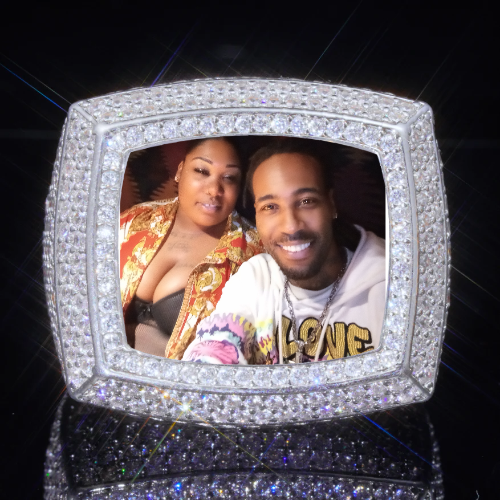 3D CUSTOM PICTURE ICED RING