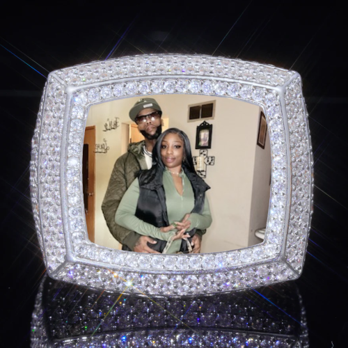 3D CUSTOM PICTURE ICED RING