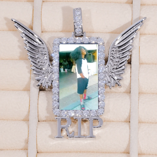 RIP WING 3D CUSTOM PICTURE PENDANT