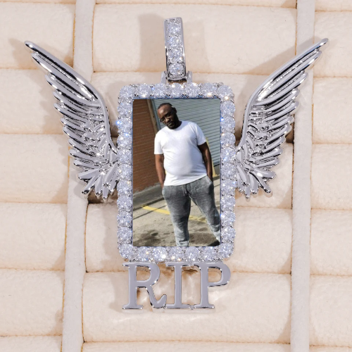 RIP WING 3D CUSTOM PICTURE PENDANT