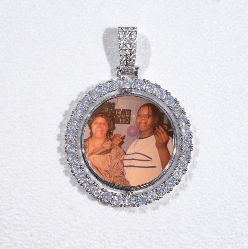 3D Spinning 2-Faced Custom Picture Pendant