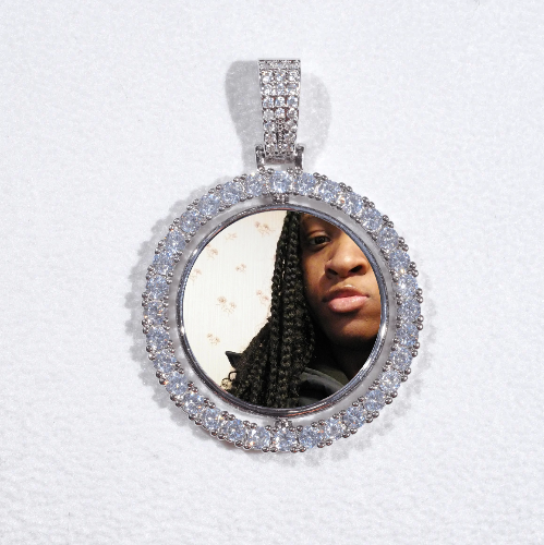3D Spinning 2-Faced Custom Picture Pendant