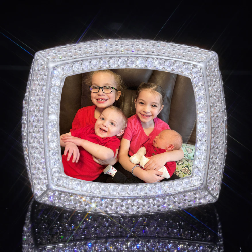 3D CUSTOM PICTURE ICED RING
