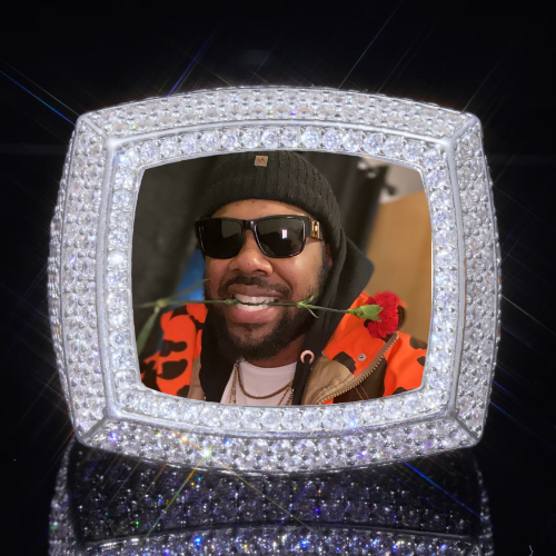 3D CUSTOM PICTURE ICED RING