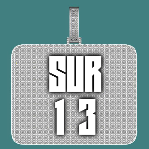CUSTOM LETTER NECKLACE 3D BIG SQUARE