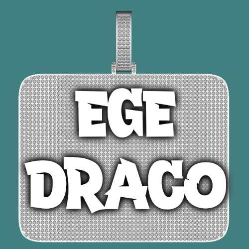 CUSTOM LETTER NECKLACE 3D BIG SQUARE