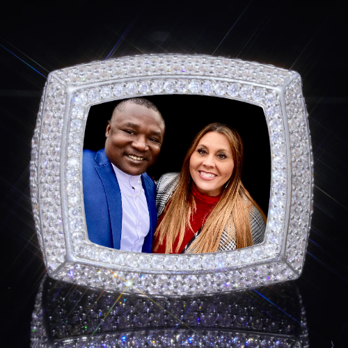 3D CUSTOM PICTURE ICED RING