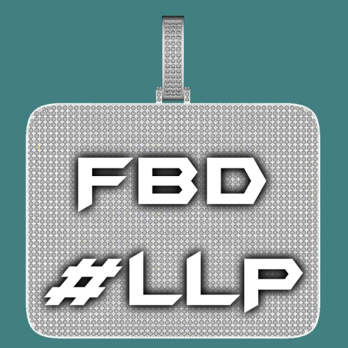 CUSTOM LETTER NECKLACE 3D BIG SQUARE
