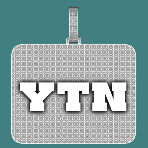 CUSTOM LETTER NECKLACE 3D BIG SQUARE