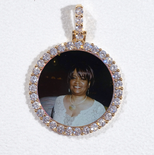 3D CIRCLE CUSTOM PICTURE PENDANT SMALL SIZE