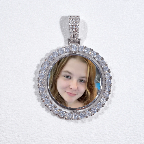 3D Spinning 2-Faced Custom Picture Pendant