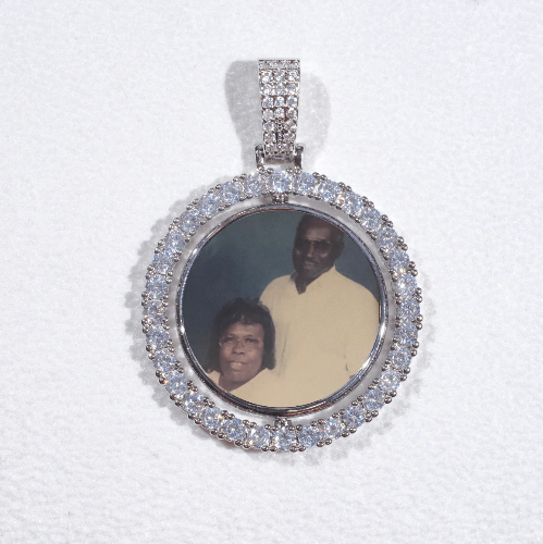 3D Spinning 2-Faced Custom Picture Pendant