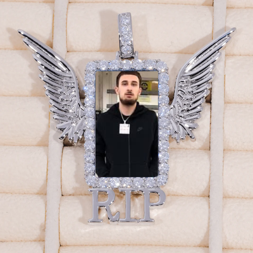 RIP WING 3D CUSTOM PICTURE PENDANT