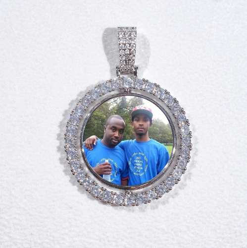 3D Spinning 2-Faced Custom Picture Pendant