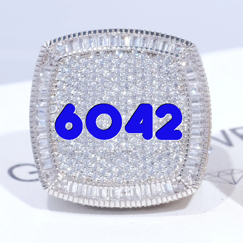 CUSTOM LETTER 3D ICED RING