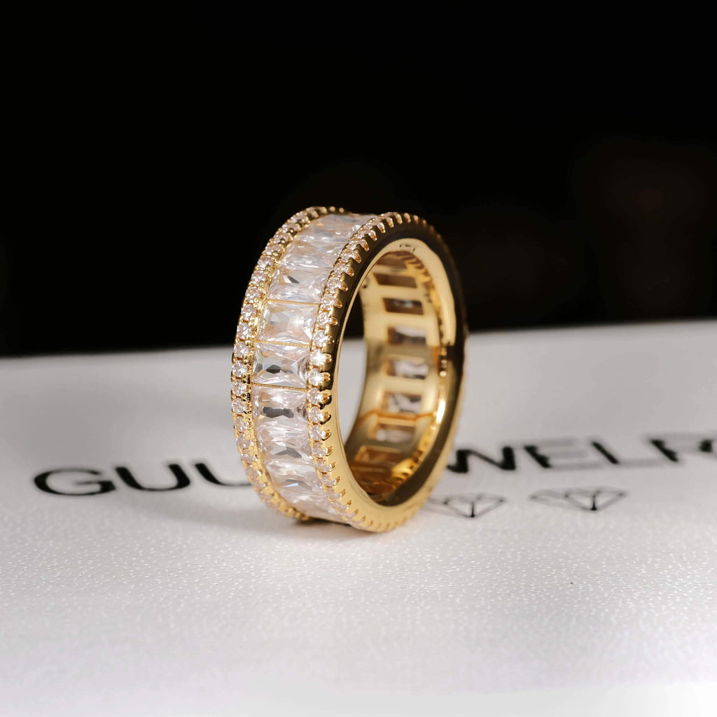 Baguette Eternity Ring - The GUU Shop