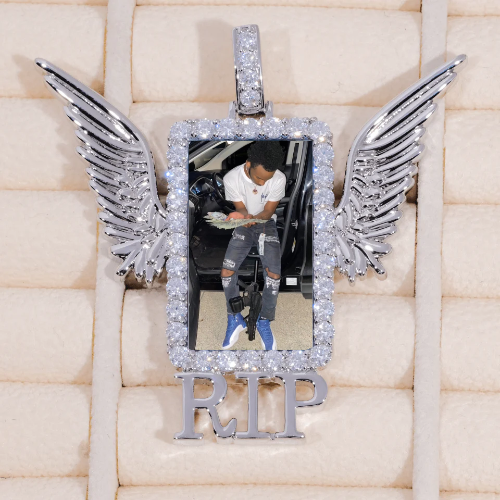 RIP WING 3D CUSTOM PICTURE PENDANT