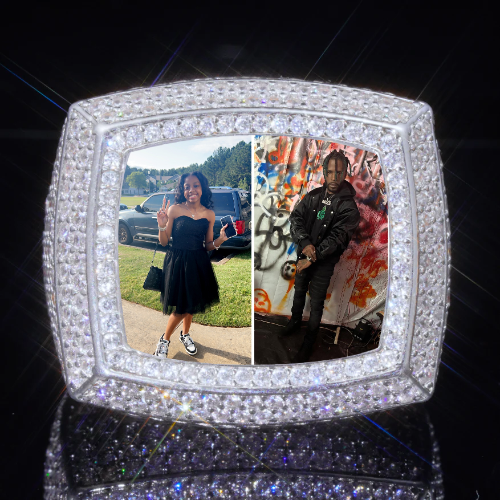 3D CUSTOM PICTURE ICED RING