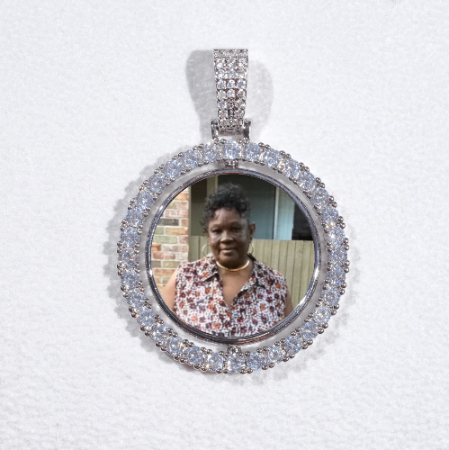 3D Spinning 2-Faced Custom Picture Pendant