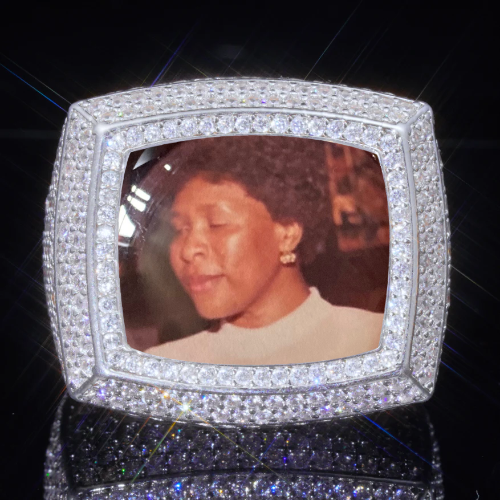3D CUSTOM PICTURE ICED RING
