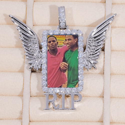 RIP WING 3D CUSTOM PICTURE PENDANT