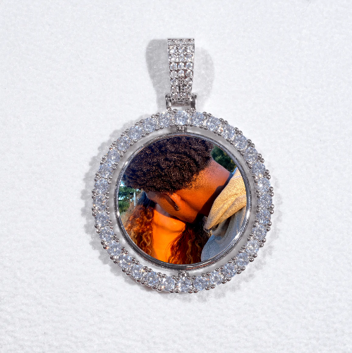 3D Spinning 2-Faced Custom Picture Pendant