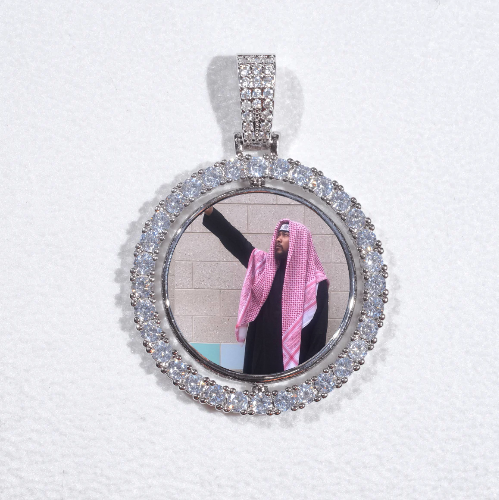 3D Spinning 2-Faced Custom Picture Pendant