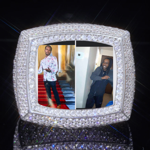 3D CUSTOM PICTURE ICED RING