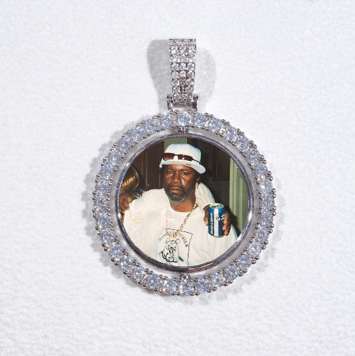 3D Spinning 2-Faced Custom Picture Pendant