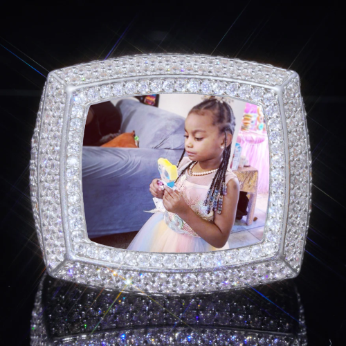 3D CUSTOM PICTURE ICED RING