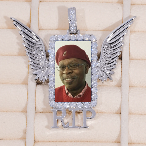 RIP WING 3D CUSTOM PICTURE PENDANT