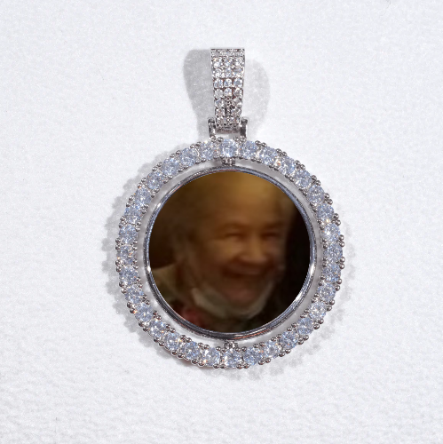 3D Spinning 2-Faced Custom Picture Pendant
