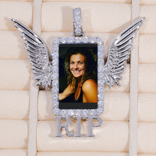 RIP WING 3D CUSTOM PICTURE PENDANT