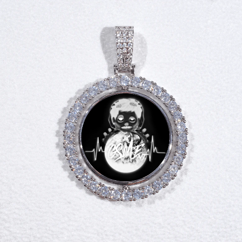 3D Spinning 2-Faced Custom Picture Pendant