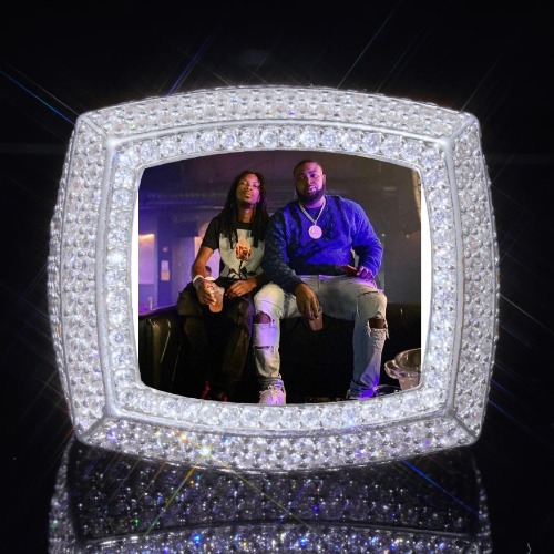 3D CUSTOM PICTURE ICED RING