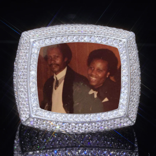 3D CUSTOM PICTURE ICED RING