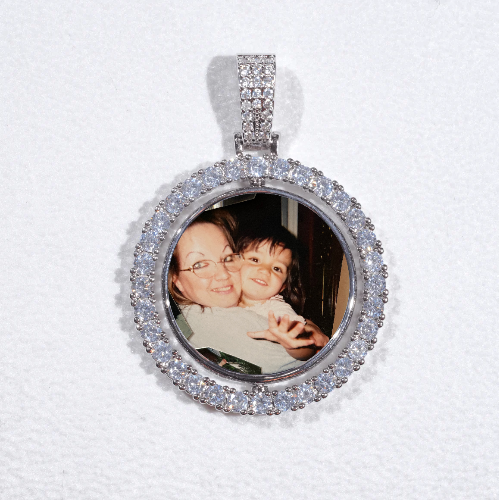 3D Spinning 2-Faced Custom Picture Pendant