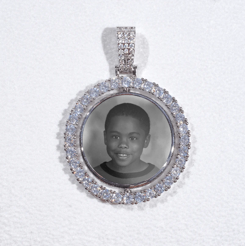 3D Spinning 2-Faced Custom Picture Pendant