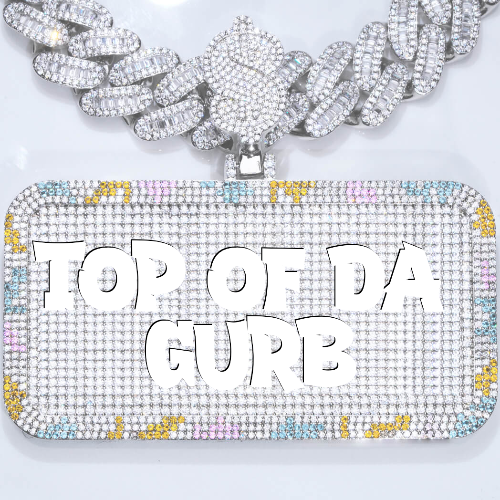 CUSTOM LETTER NECKLACE 3D COLORFUL SQUARE