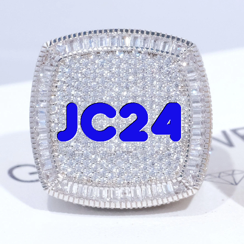 CUSTOM LETTER 3D ICED RING