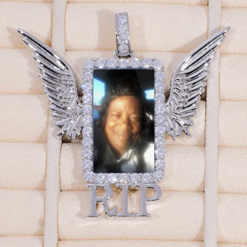 RIP WING 3D CUSTOM PICTURE PENDANT