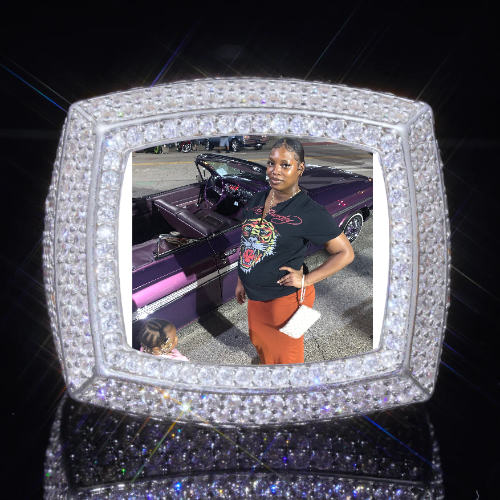 3D CUSTOM PICTURE ICED RING